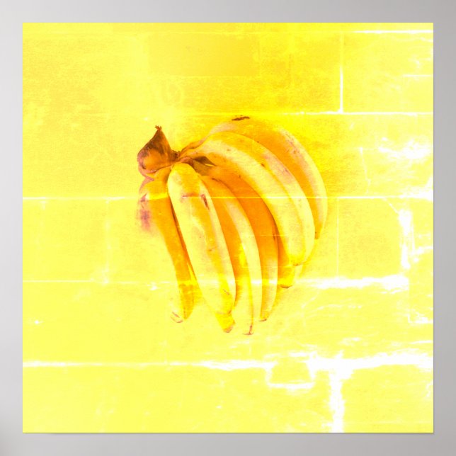  "Yellow Banana" Cute Photo. Buy Now Poster (Front)