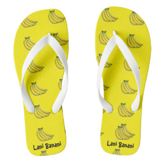 Yellow Banana Flip Flops