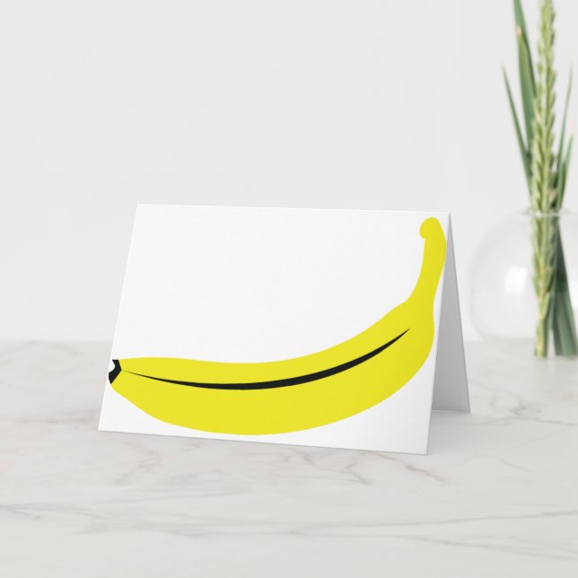 yellow banana fruit card (Front)