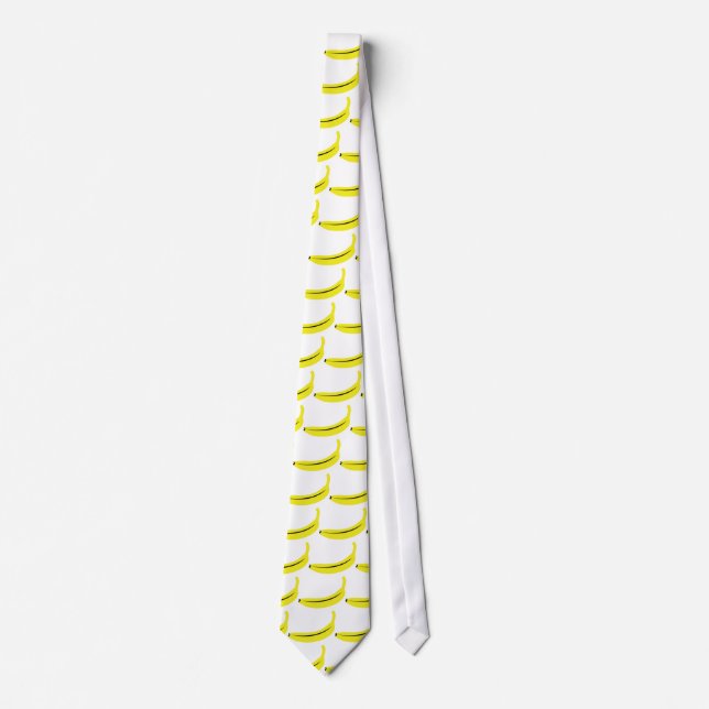 yellow banana fruit tie (Front)