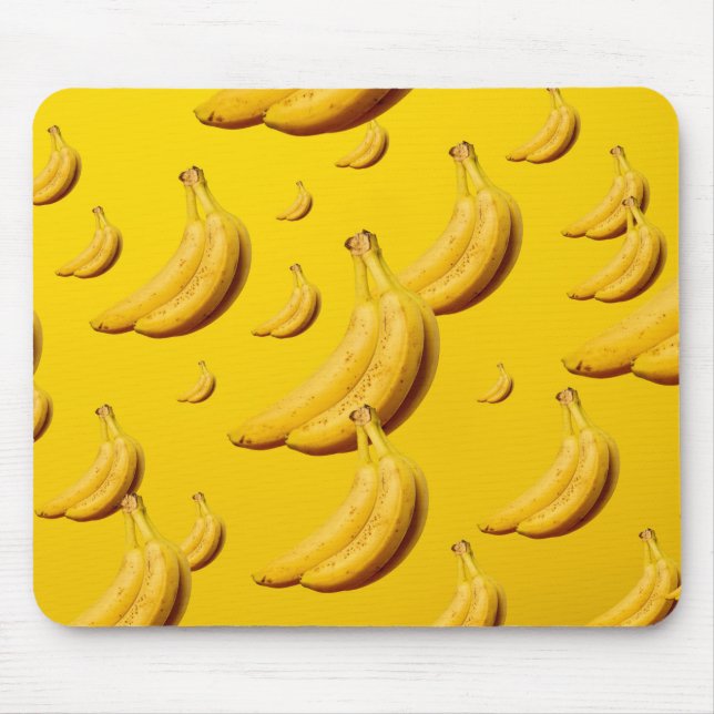 Yellow Banana Fruits Mouse Mat (Front)