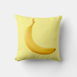 Yellow Banana on yellow Cushion