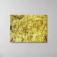 Yellow Banana Paper Wrapped Canvas Print