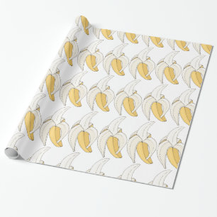 Yellow Bananas Fruit  Wrapping Paper