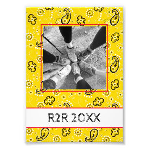 Yellow Bandanna Adventure Photo Fun Print