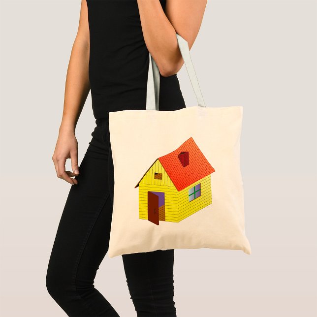 Yellow Barn House Tote Bag (Creator Uploaded)
