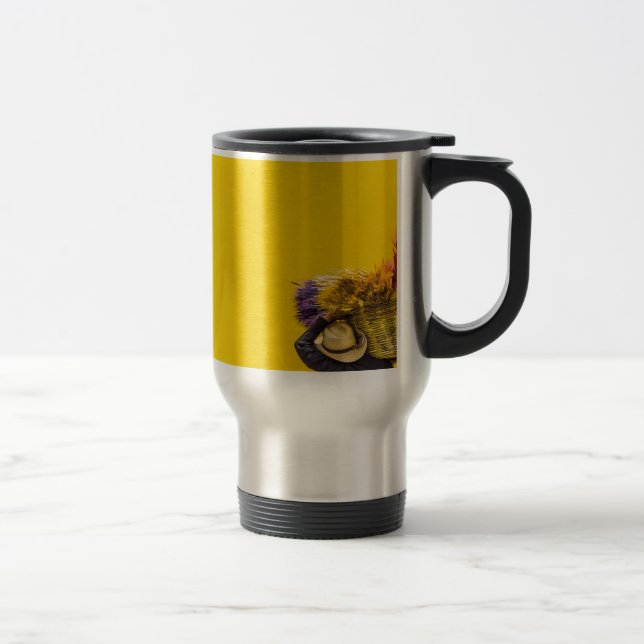 yellow basket travel mug (Right)