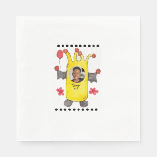 Yellow Bat Monster Kids Birthday Party Paper Napki Napkin