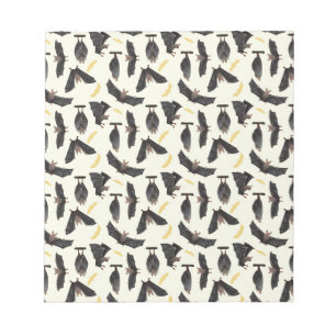 yellow bats notepad