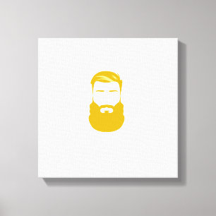 Yellow Beard Wrapped Canvas