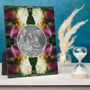 Yellow Bearded Iris Flower Create Your Own Photo Plaque