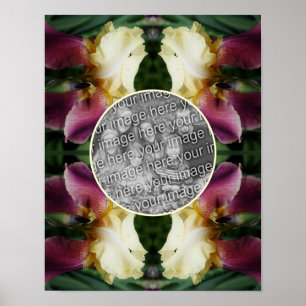 Yellow Bearded Iris Flower Create Your Own Photo Poster