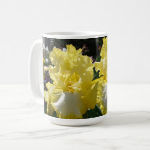Yellow Bearded Iris Irises Flowers floral Coffee Mug
