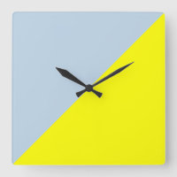 Yellow & Beau blue Solid Colour Background