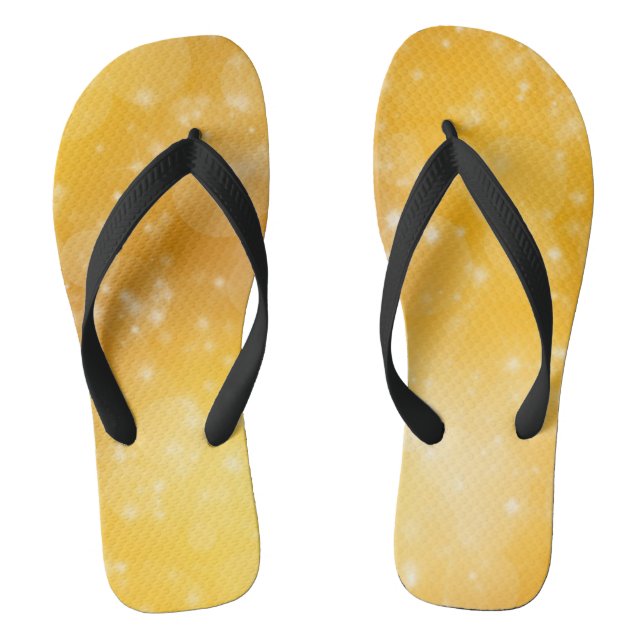 Yellow Beauty  Flip Flops (Footbed)