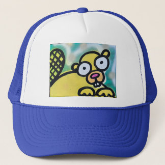 Yellow Beaver Trucker Hat