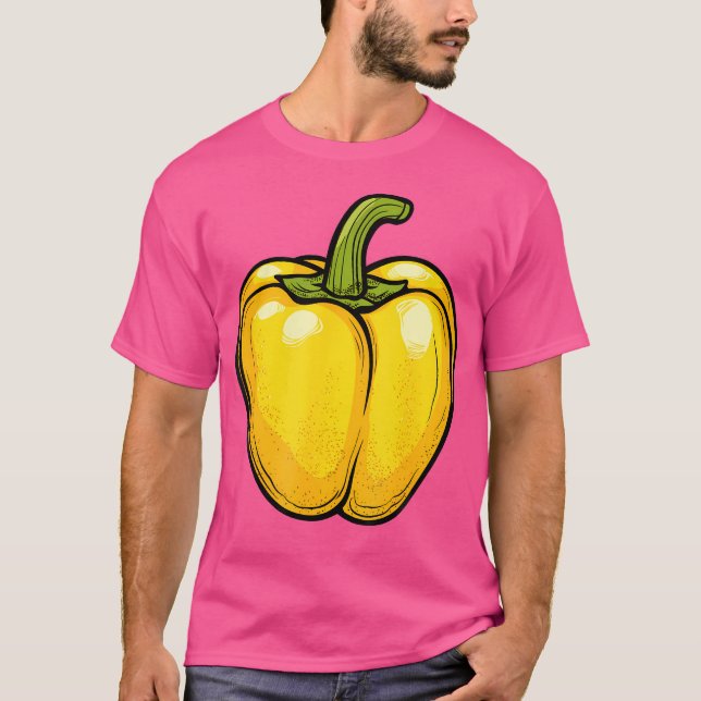 Yellow Bell Pepper T-Shirt (Front)