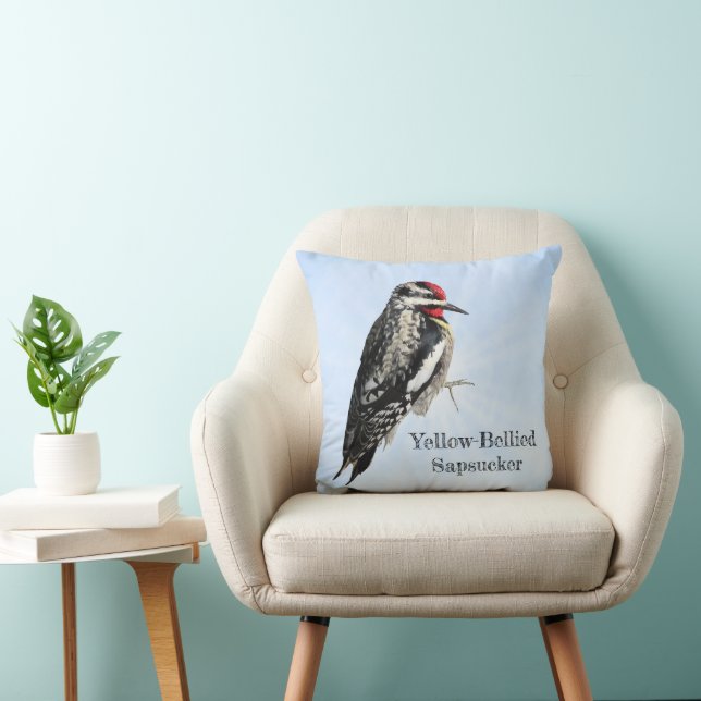 Yellow-Bellied Sapsucker Cushion (Chair)