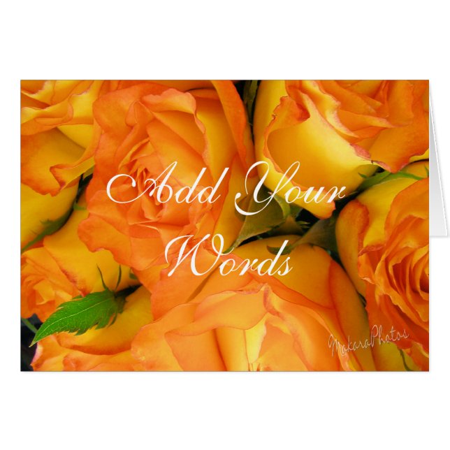 Yellow Bi-colour Roses-customise (Front Horizontal)