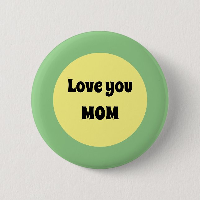 Yellow Big Dot  6 Cm Round Badge (Front)