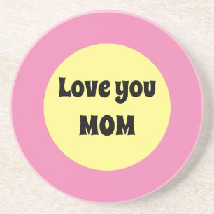 Yellow Big Dot Coaster