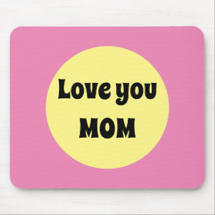 Yellow Big Dot Mouse Mat