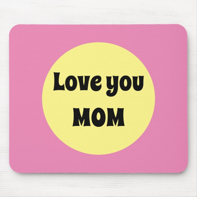 Yellow Big Dot Mouse Mat (Front)