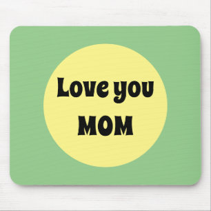 Yellow Big Dot Mouse Mat