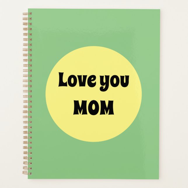 Yellow Big Dot Planner (Front)