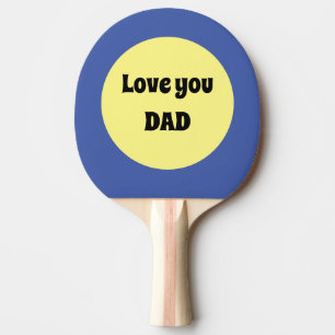 Yellow Big Dot Square Sticker Ping Pong Paddle