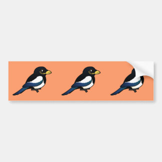 Yellow-billed Magpie Bumper Sticker