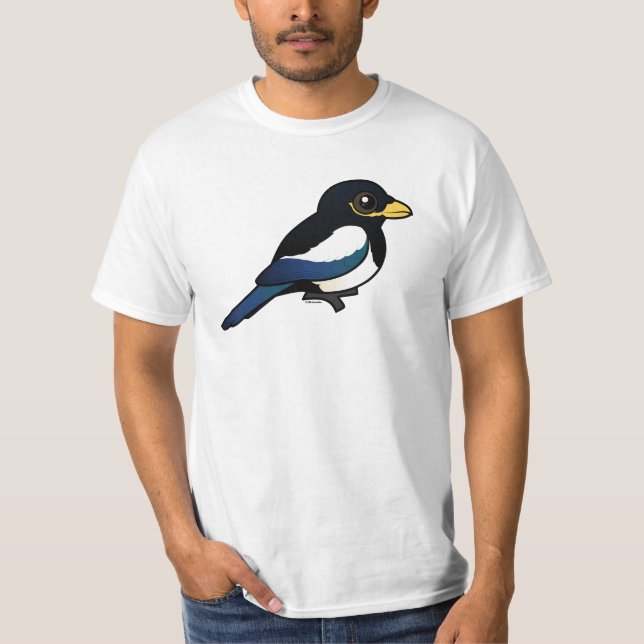 Yellow-billed Magpie T-Shirt (Front)
