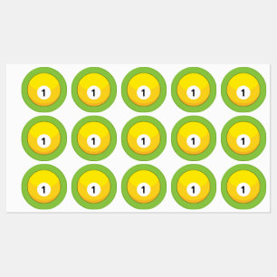 Yellow Billiard Ball Number One