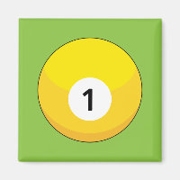 Yellow Billiard Ball Number One