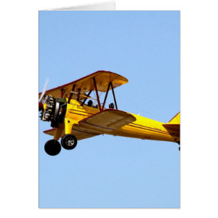 Yellow Biplane