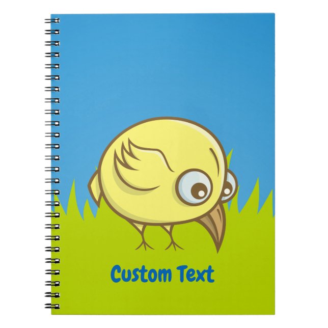 Yellow bird cartoon notebook (Front)