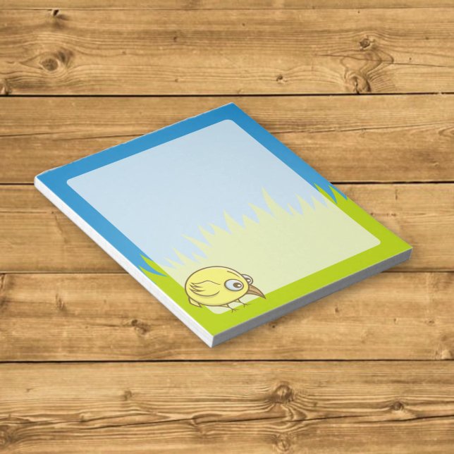 Yellow bird cartoon notepad (Creator Uploaded)