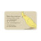 Yellow Bird Cockatiel Business Card