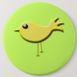 Yellow Bird Gifts 6 Cm Round Badge