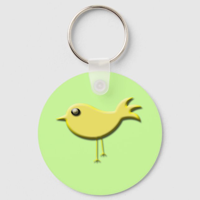 Yellow Bird Gifts Key Ring (Front)