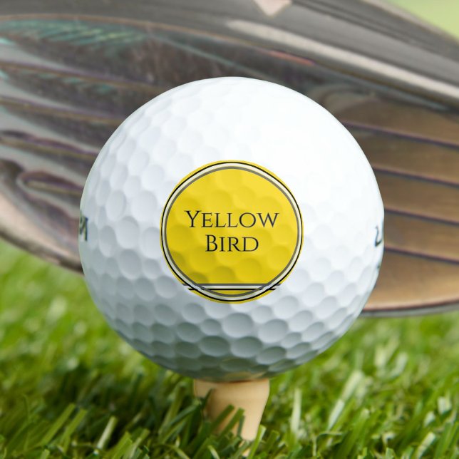 Yellow Bird Golf Balls (Creator Uploaded)