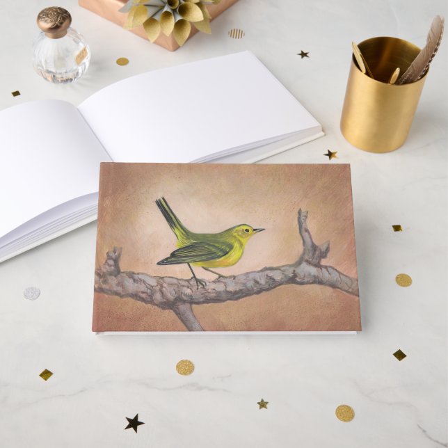 Yellow Bird Guest Book (Front Open)