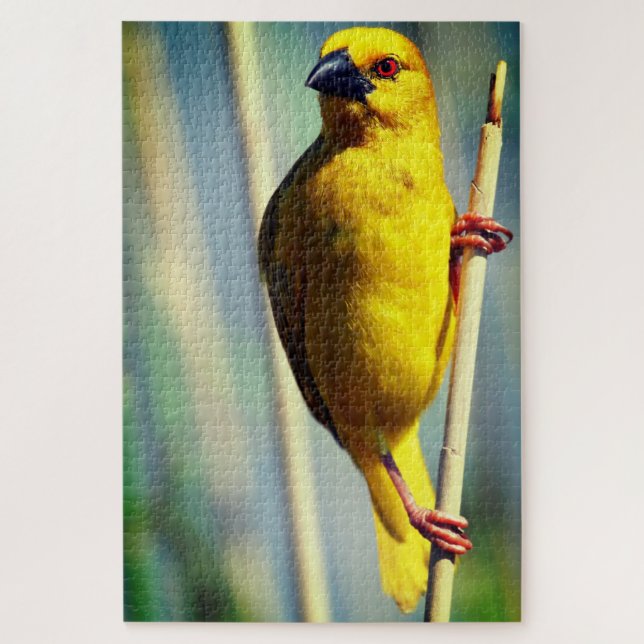 Yellow Bird Jigsaw Puzzle (Vertical)