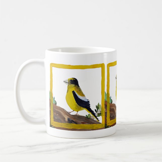 Yellow Bird Mug (Left)