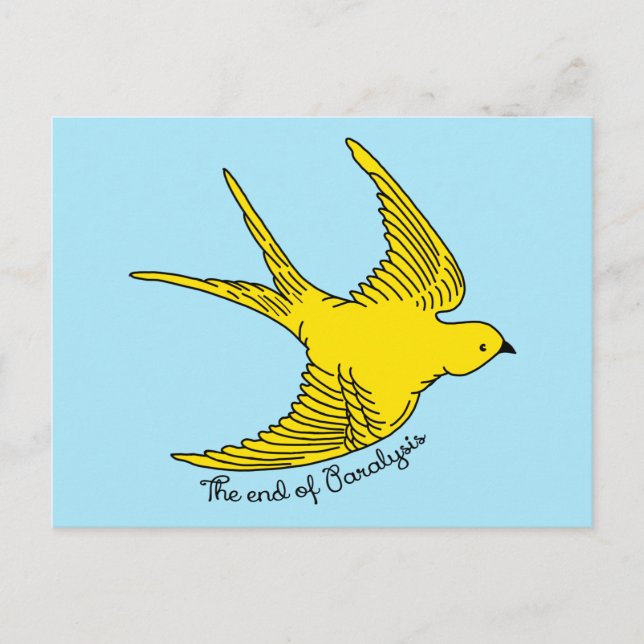 Yellow Bird Postcard (Front)