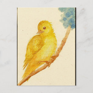 Yellow Bird Postcard