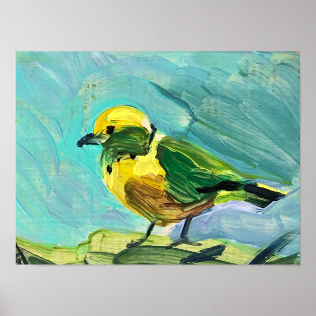 Yellow bird poster (Front)