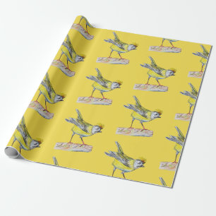Yellow Bird  Wrapping Paper, 30 in x 6 ft Wrapping Paper
