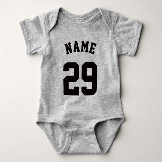 Yellow & Black Baby | Sports Jersey Design Bodysuit