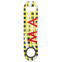 Yellow Black checkboard add name monogram name let